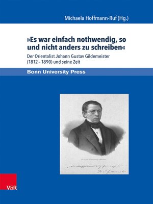 cover image of Es war einfach nothwendig, so und nicht anders zu schreiben